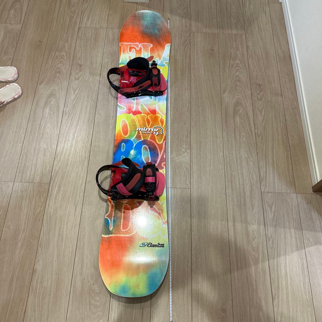 スノーボード板+swivelビンディング　2点セット　レディース用