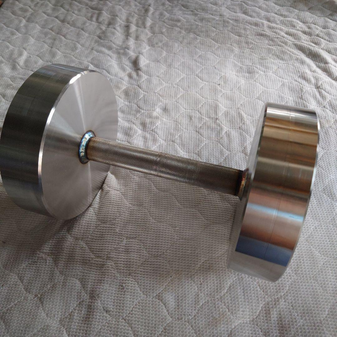 ステンレス製ダンベル　23kg　２個セット　SUS304