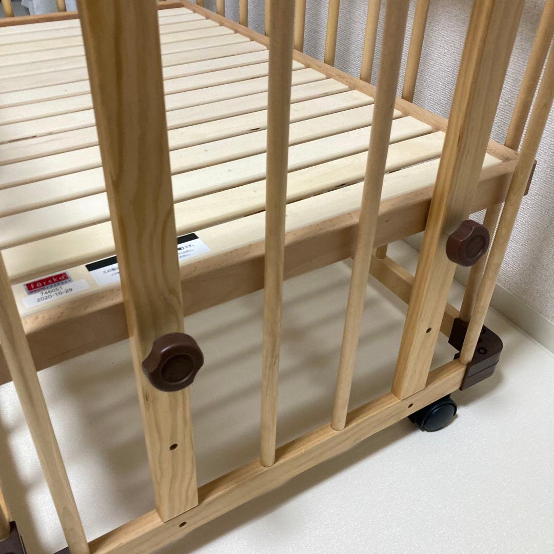 ファルスカ ミニジョイントベッド ネオ ナチュラル　送料込み