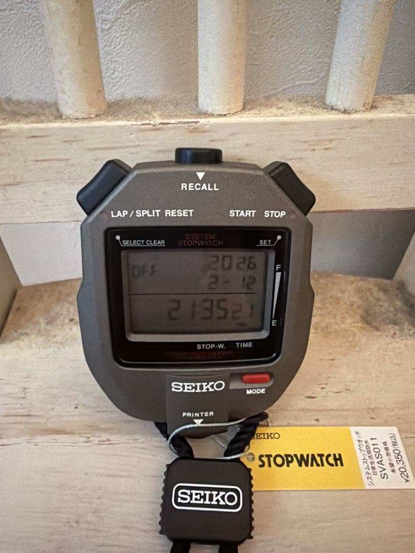 SEIKO ストップウォッチ SVAS011 防水