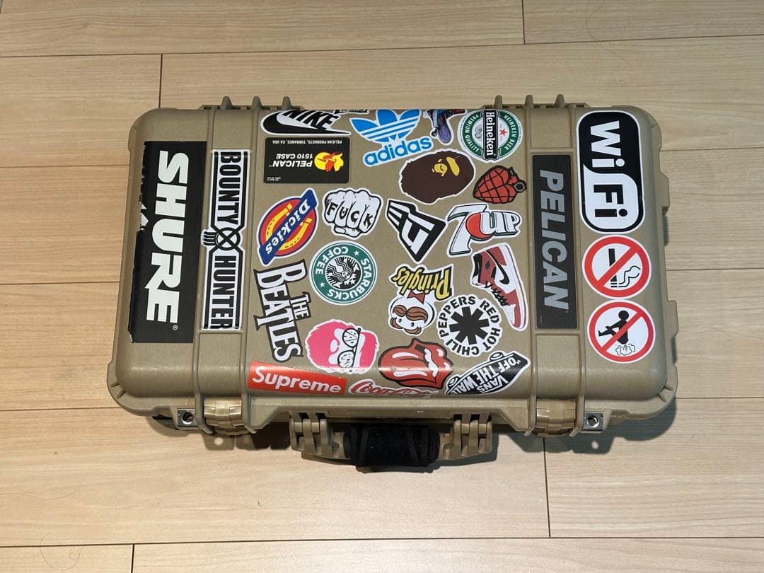 Pelican 1510 Desert Tan ステッカー付き