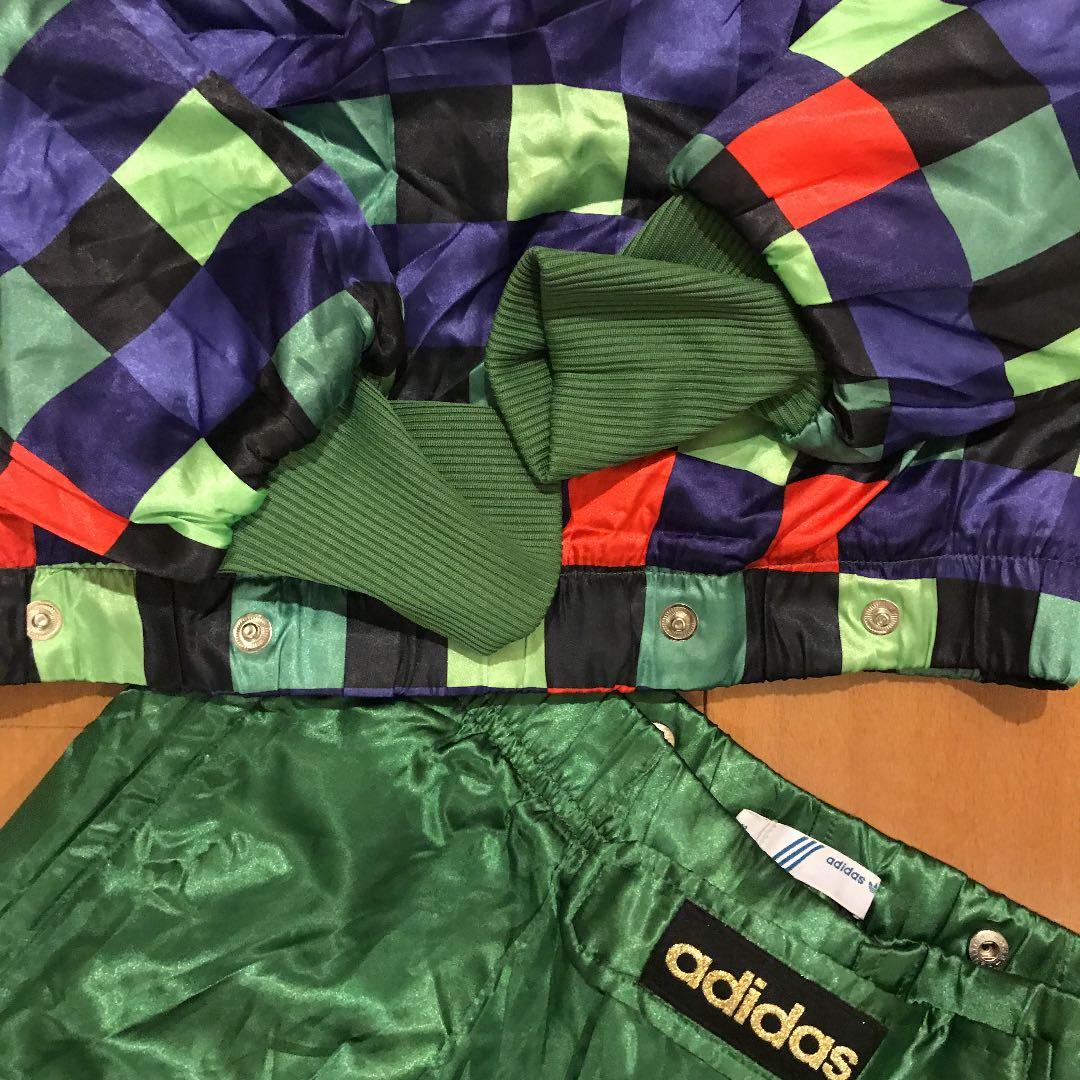 新品限定！アディダスオリジナルススキーウェアM/38スノボセットアップ上下中綿