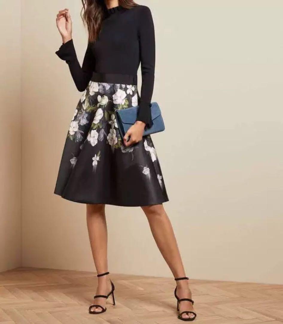 テッドベイカー　フラワープリントワンピース　2号