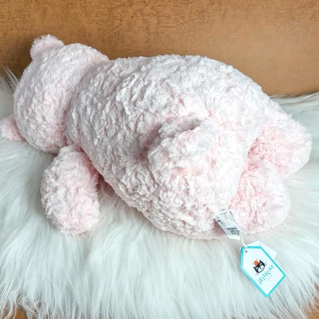 新品 ジェリーキャット レオラベア　テディベア　ピンク　ぬいぐるみ　L　袋付き