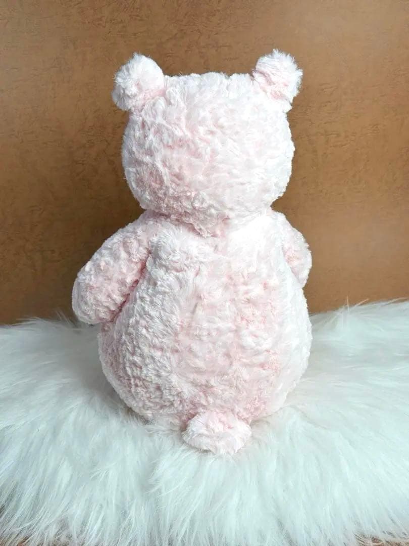 新品 ジェリーキャット レオラベア　テディベア　ピンク　ぬいぐるみ　L　袋付き