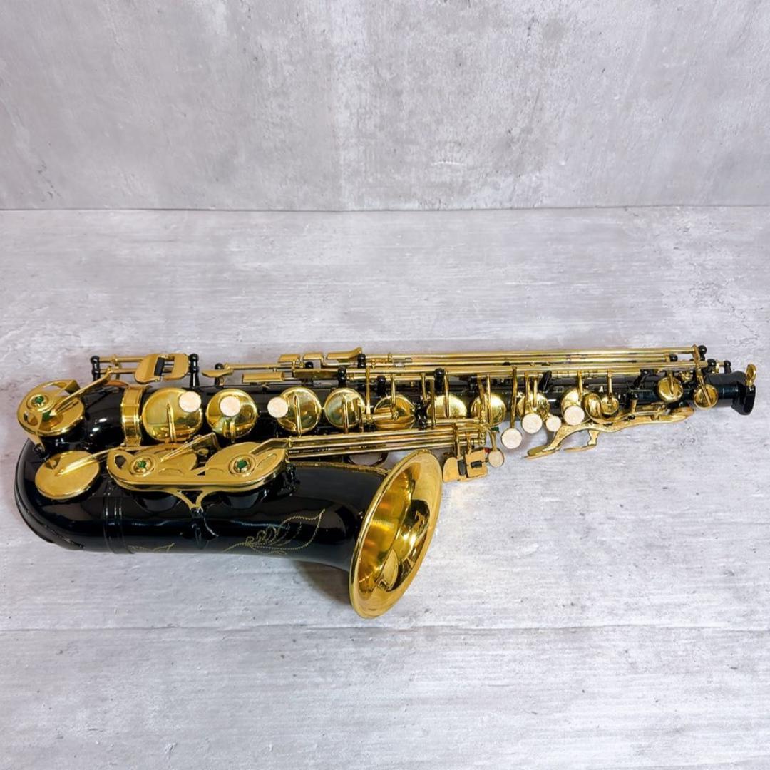 良品! アルトサックス　黒 ゴールド　管楽器　ノーブランド　ケース