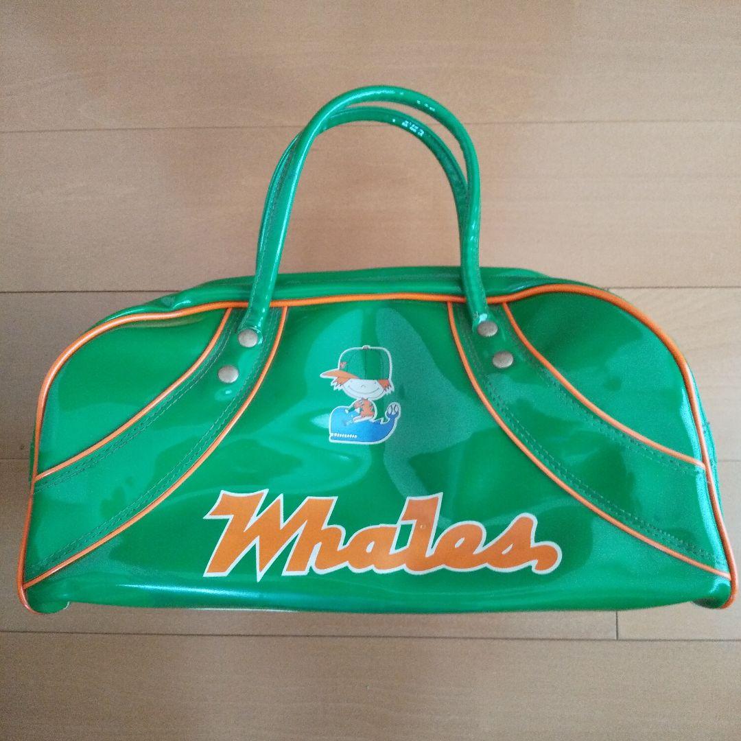 大洋ホエ一ルズエナメルスポーツバッグホエ一ルズ坊や