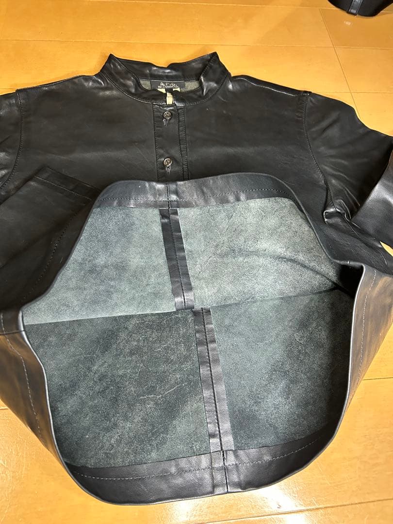 90s' France製 A.P.C. Lamb leather shirts