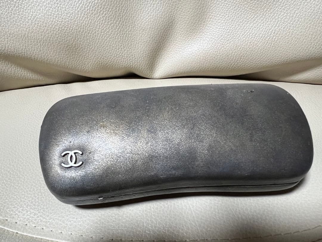 シャネル CHANEL 正規品 メガネフレーム 付属品付眼鏡 ブラウン ロゴ