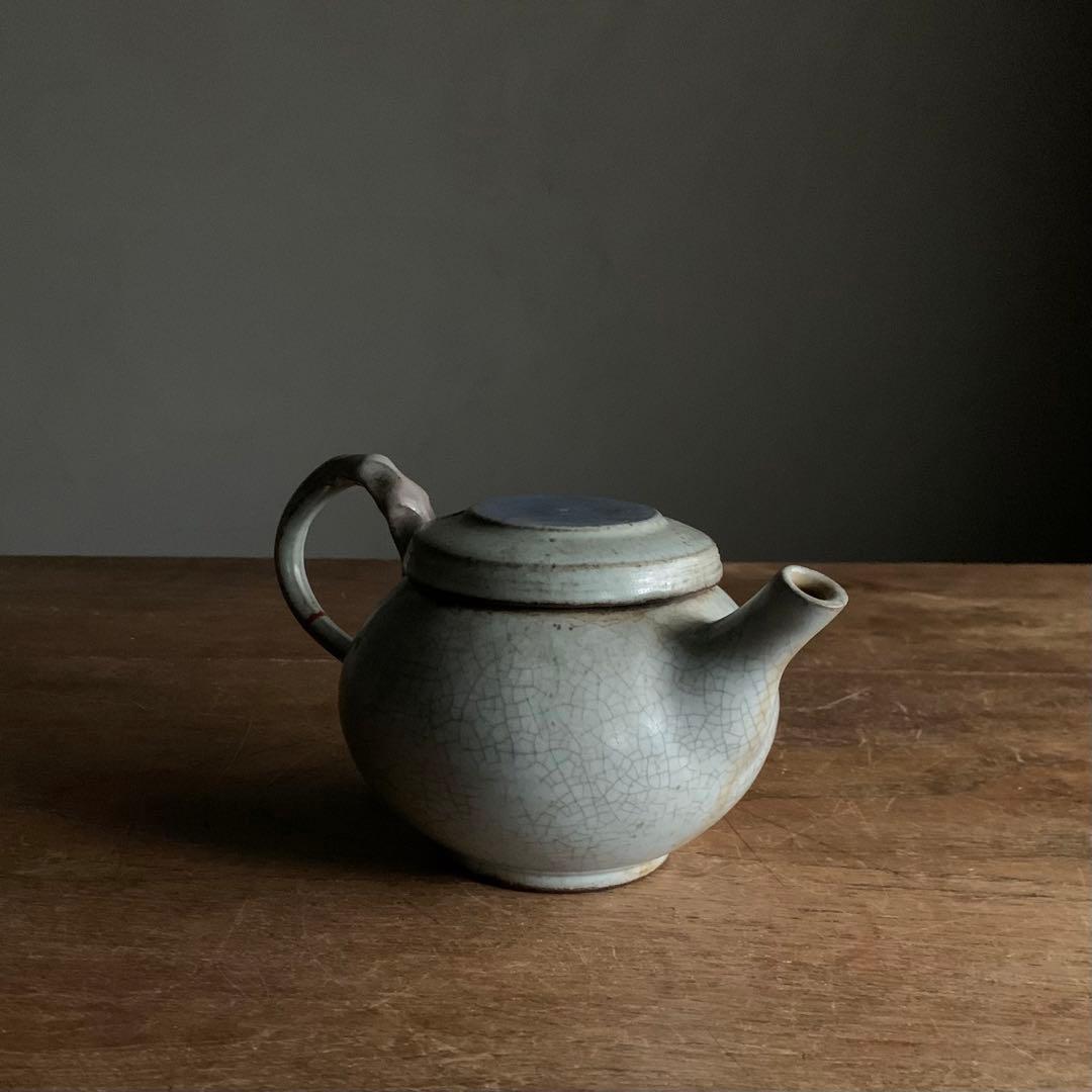 失透釉 後手 急須 古美術 古道具 アンティーク