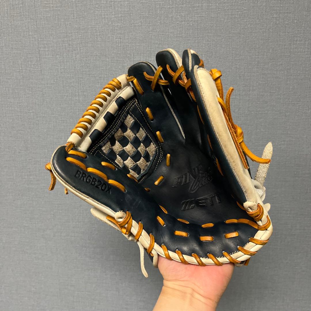 1103 ZETT 源田型 型抜群 即戦力 軟式 内野手用グローブ