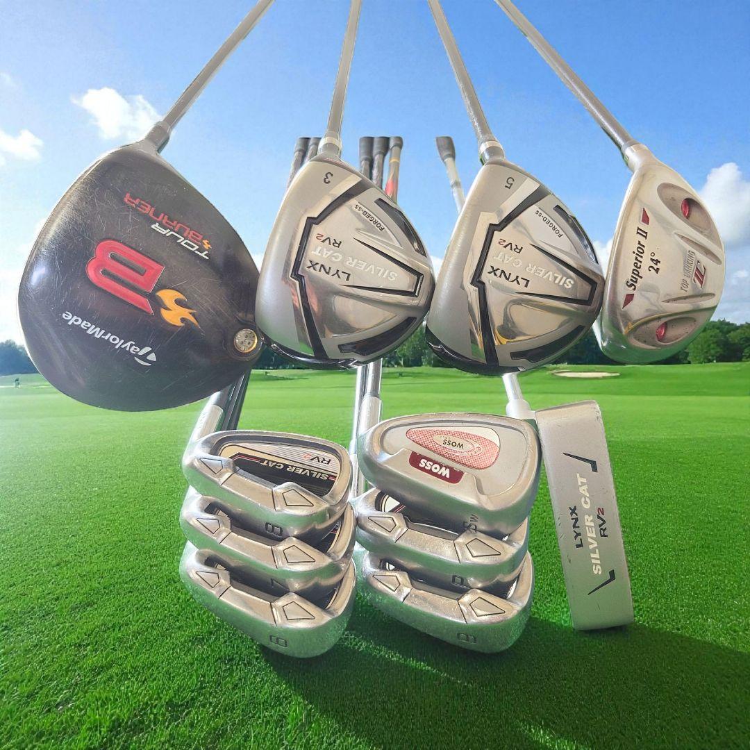 【在庫限り‼️早い者勝ち】コース直行OK✨ゴルフクラブセット メンズ/C78