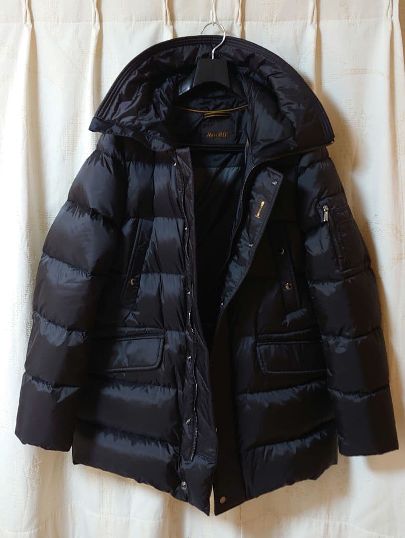 ムーレー MOORER GRIMA-SH 黒 50 ダウン ジャケット