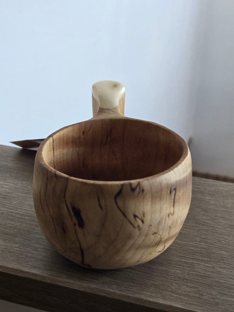 ククサ フィンランド KOIVUMAA コイヴマー角付き美品