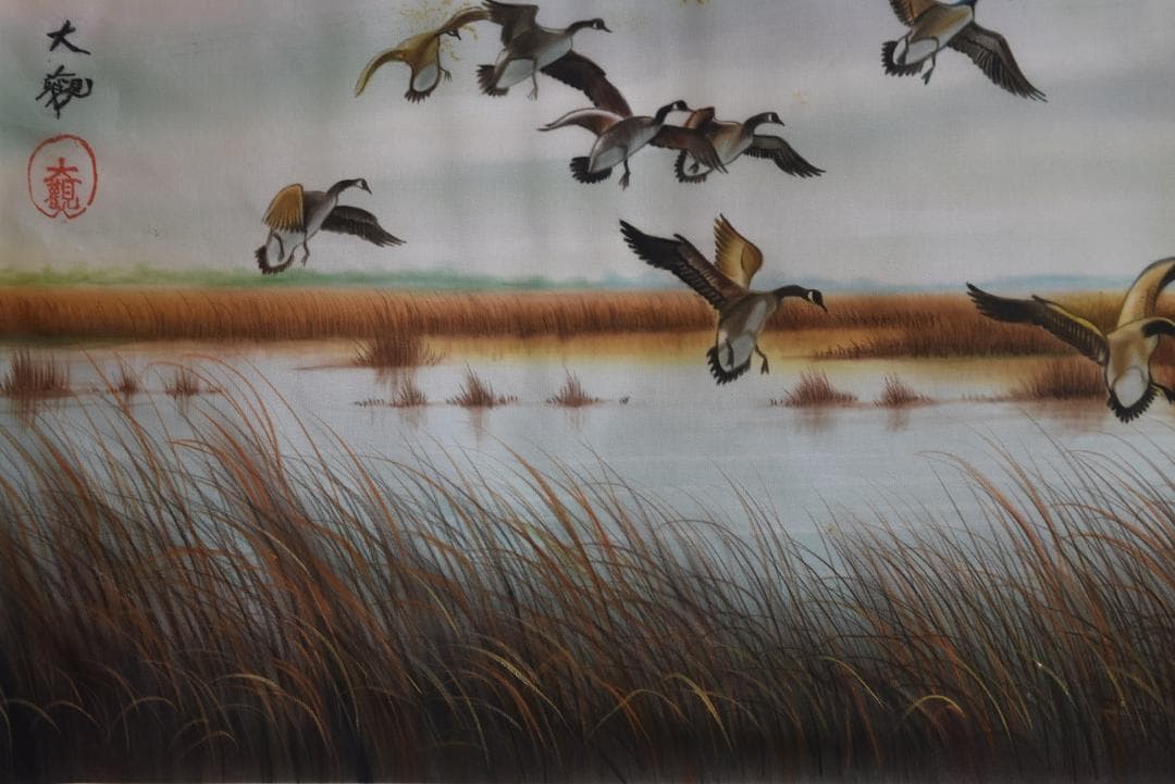 巨匠★　横山　大観　画伯　日本画肉筆　★