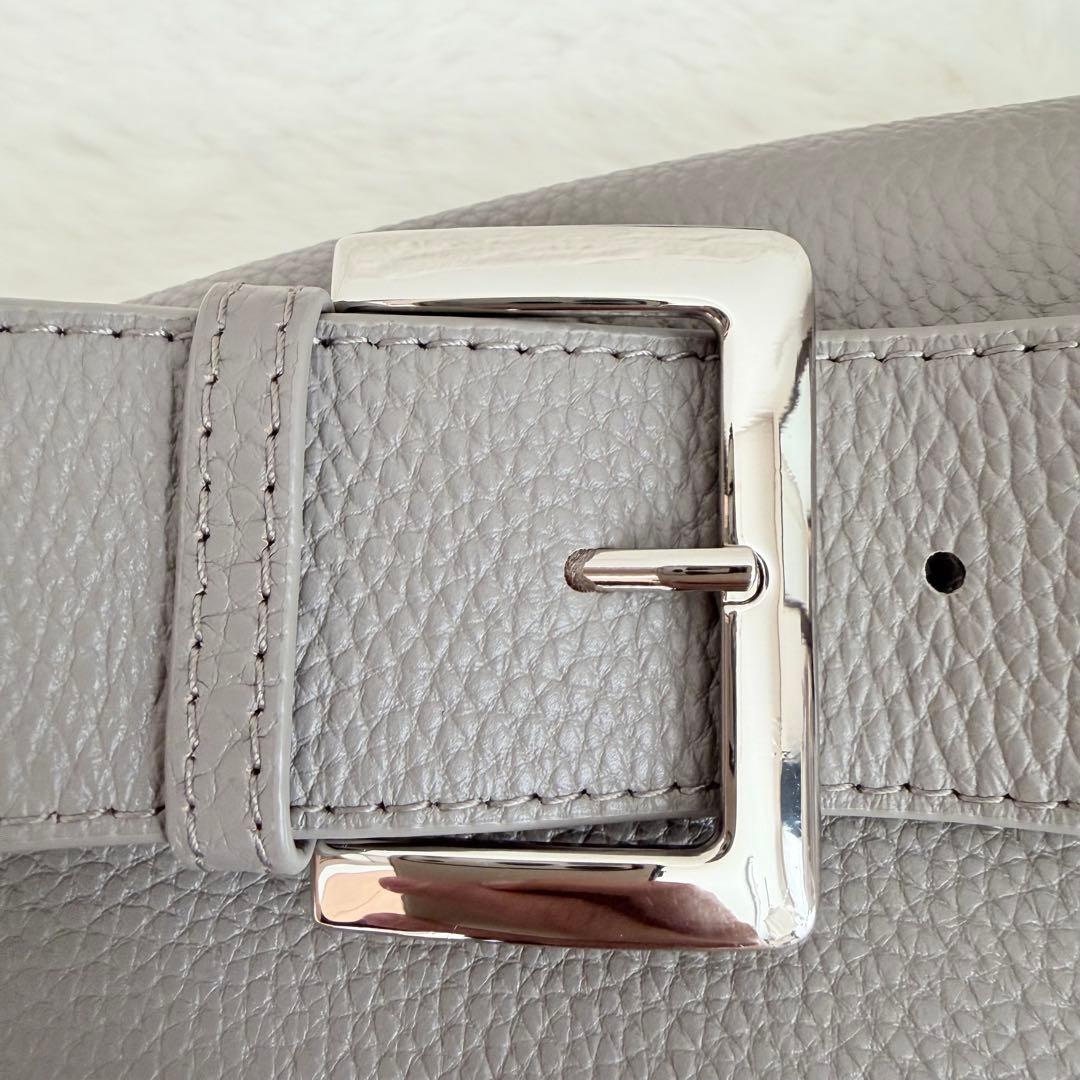 美品✨ビアズリー　レザーボディバッグ　トープ　ショルダーバッグ　2WAY 完売品