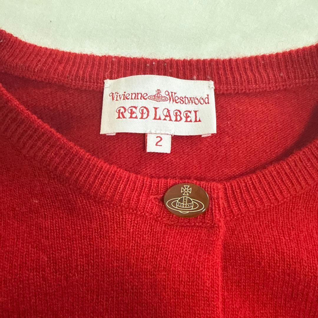 Vivienne Westwood RED LABEL★カーディガン★赤