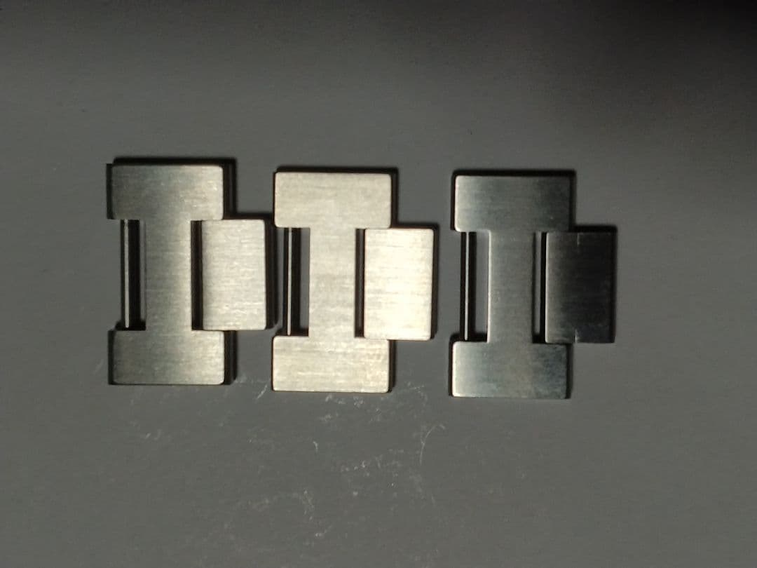 カルティエ　パシャC　ステンレス　コマ 3個セット　新品未使用品