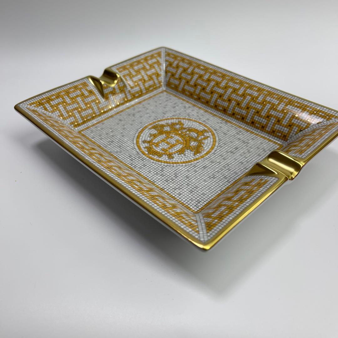 エルメス　H ermes 灰皿 〈モザイク 24〉 ゴールド 新品未使用品