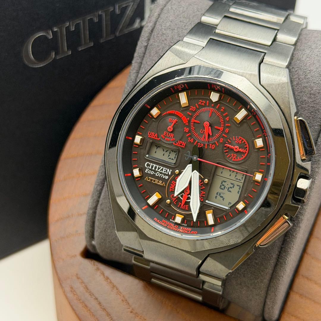 【超希少】シチズン　アテッサ　ATV53-2385 池田秀一モデル　箱付