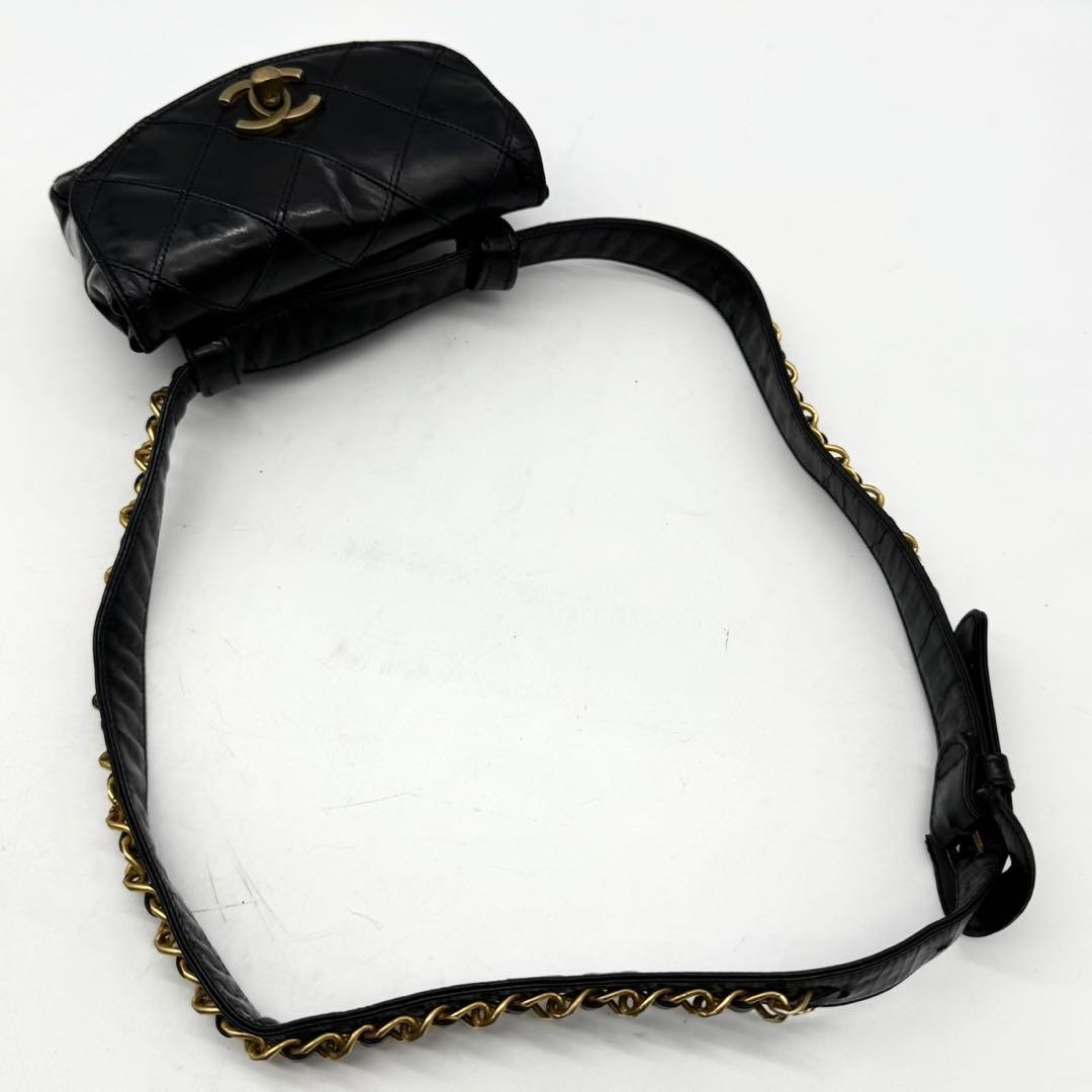 ✨ギャランティ付✨シャネル ウエストポーチ ビコローレ ココマーク チェーン