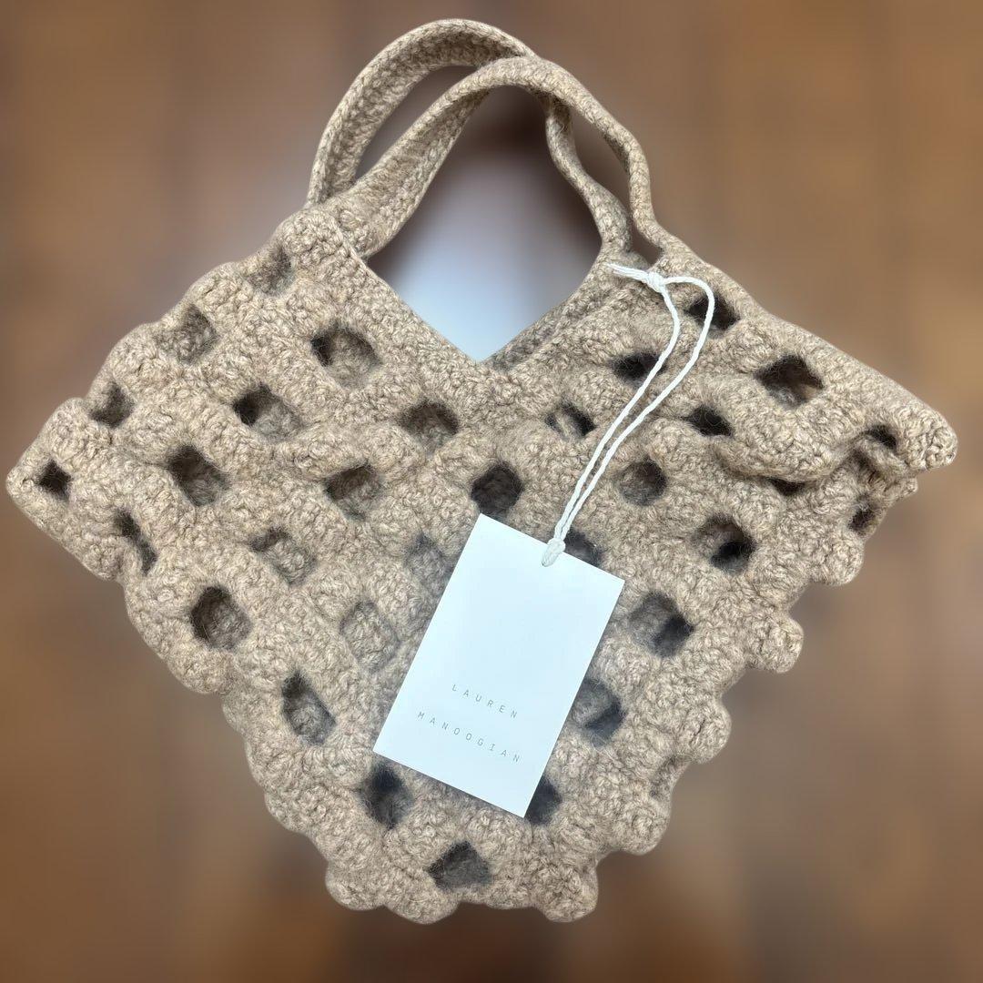 未使用＊LAUREN MANOOGIAN ローレンマヌージアン バッグ ニット