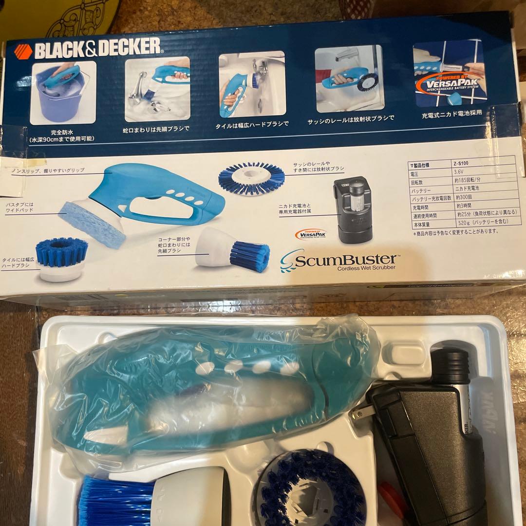 BLACK & DECKER ScumBuster コードレスウェットスクラバー