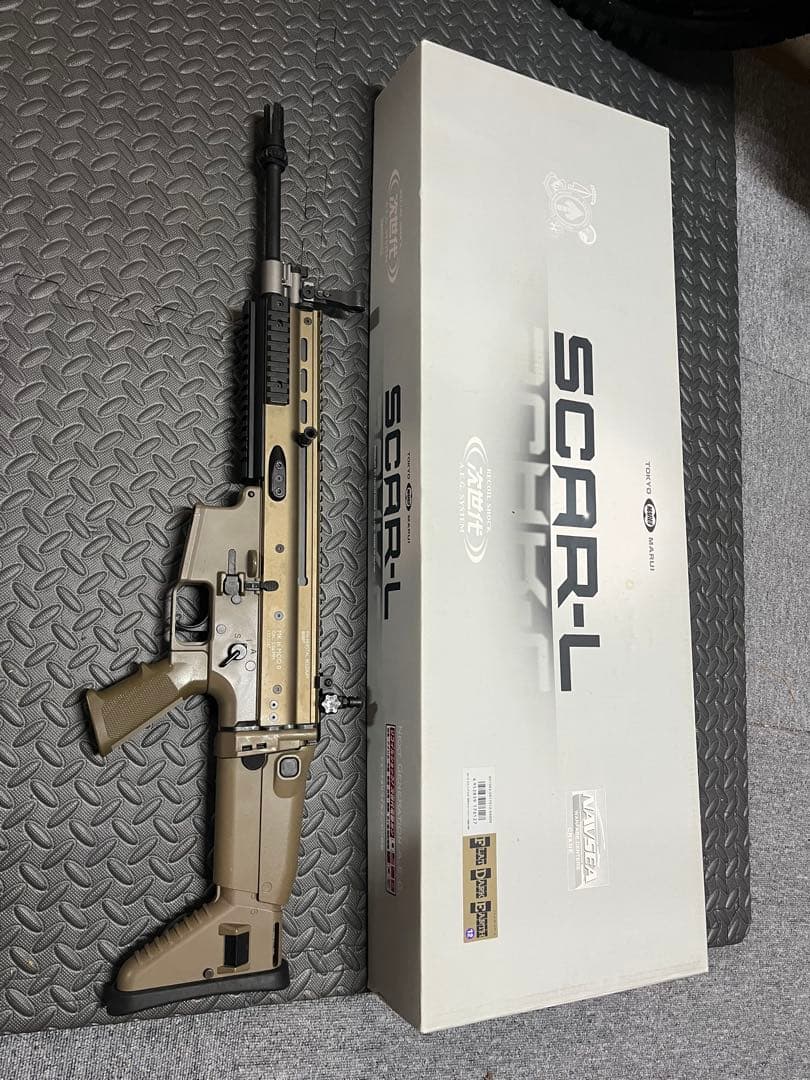 SCAR-L モデルガン タン　フラットダークアース　次世代