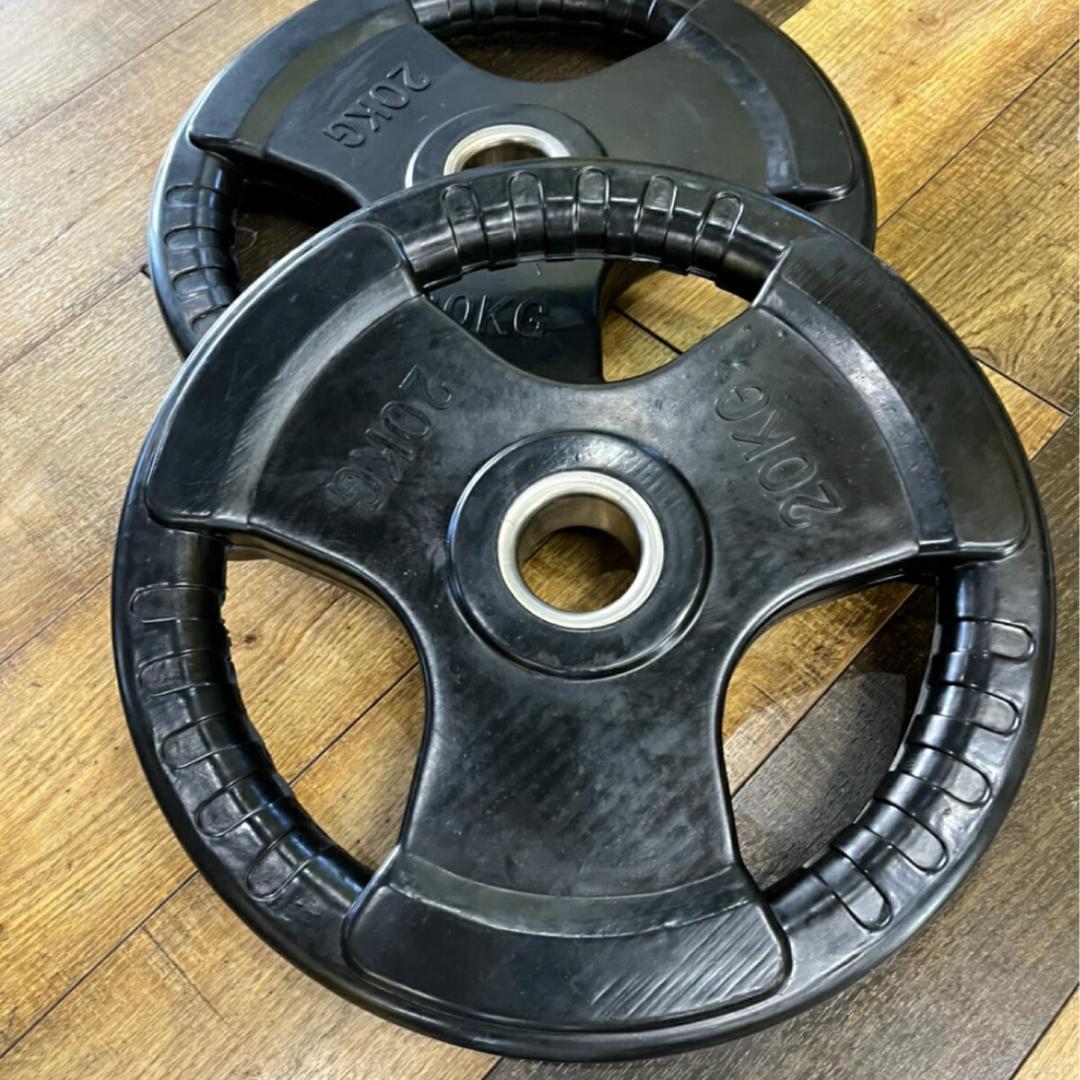 Φ 50mm ラバープレート 20kg 8枚 計160kg SET