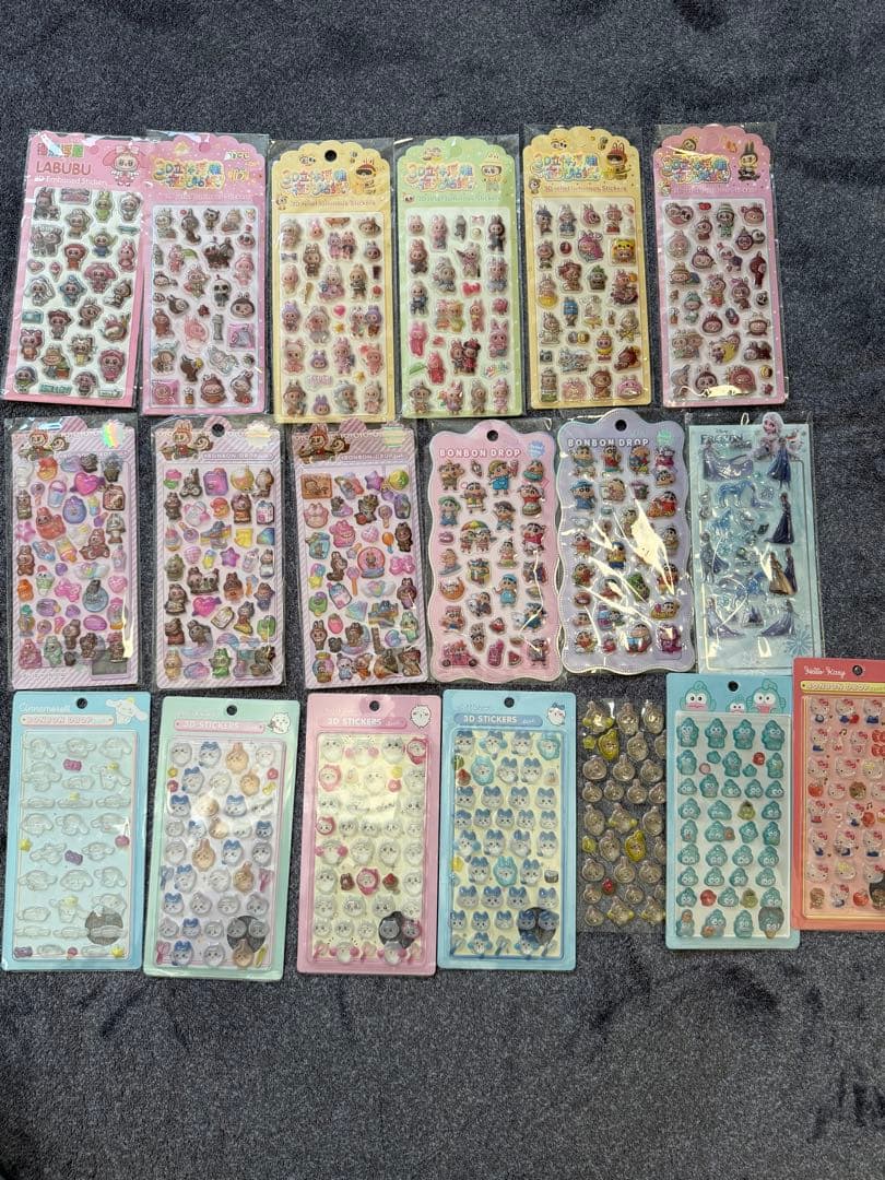 シール　立体シール　ぷくぷくシール　ボンボン