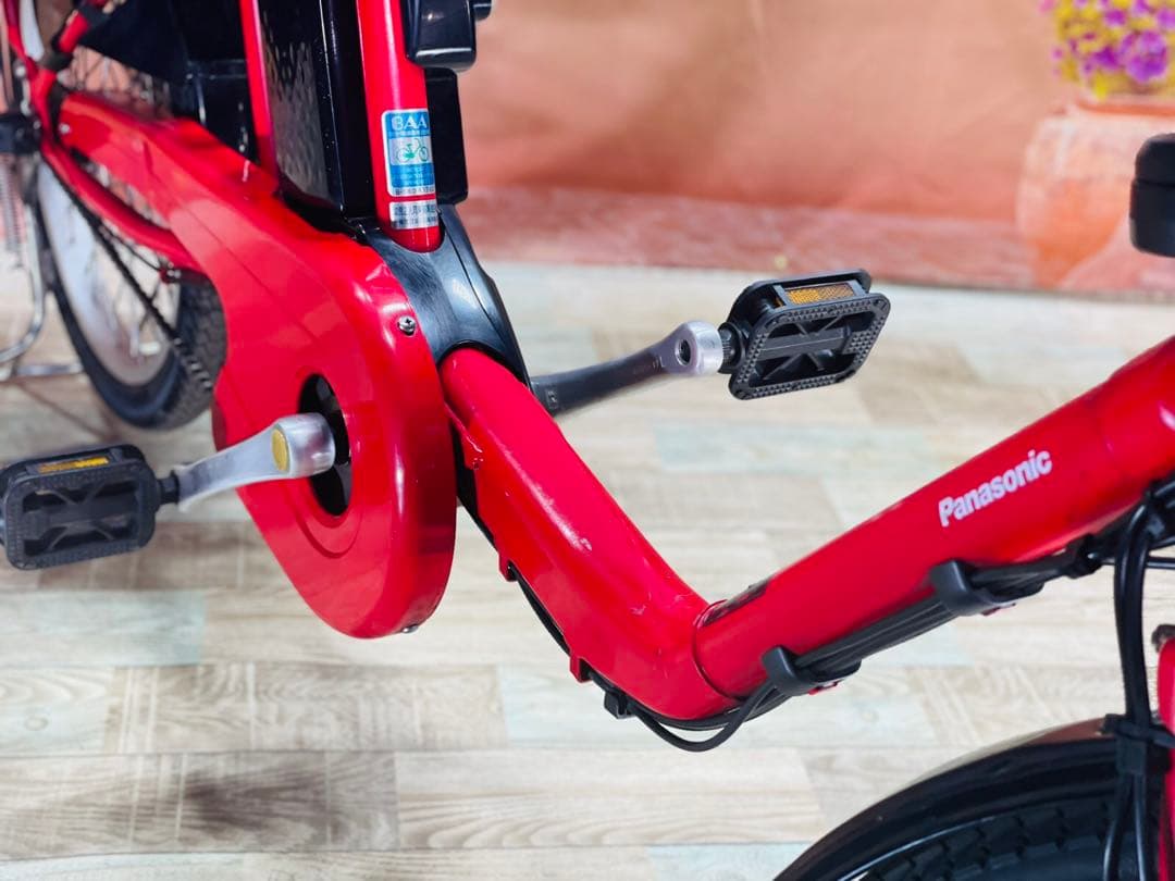 パナソニックギュット⭐️12AH！子供乗せ電動アシスト自転車Y1176