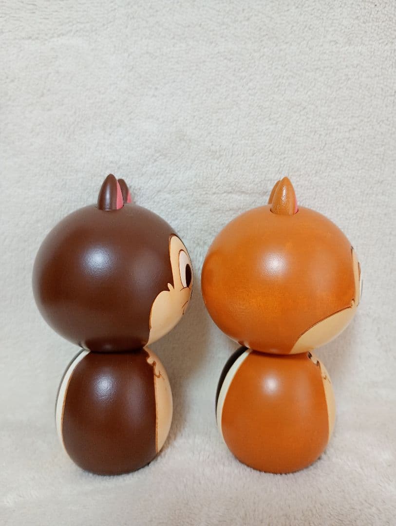 チップとデール　こけし　ディズニーストア