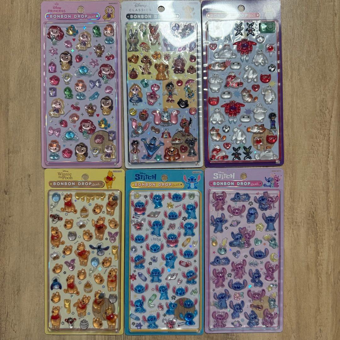 【正規品】ディズニー　ボンボンドロップ６枚セット