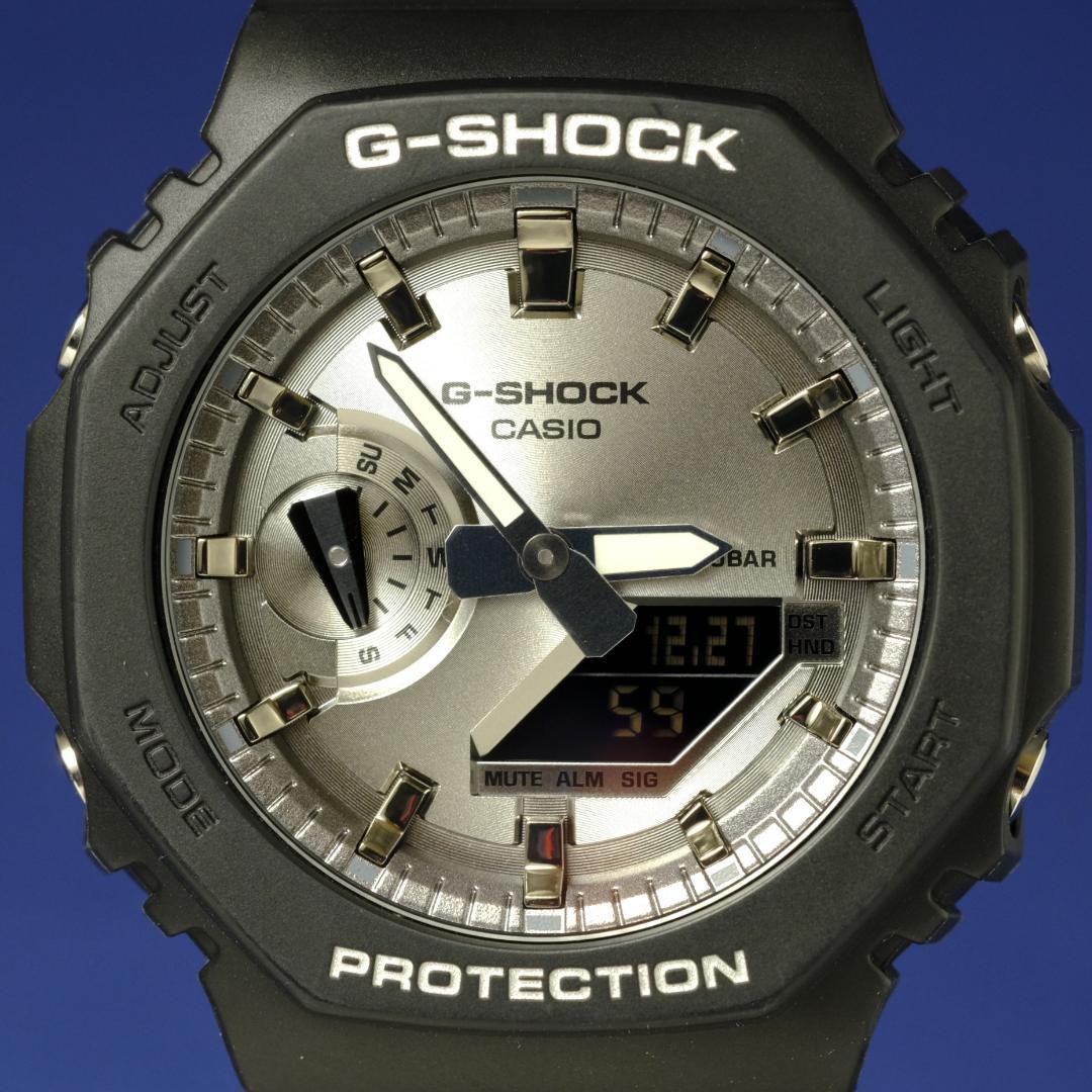 【綺麗】G-SHOCK GA-2100SB メタリック カシオーク (183)
