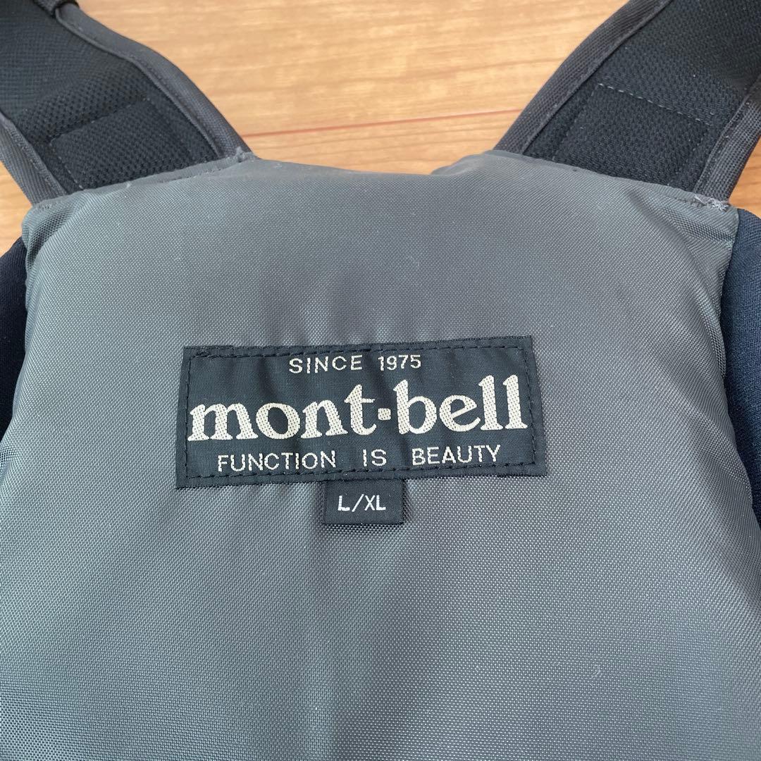 モンベルライフジャケットアングラー サイズ L/XL 黒