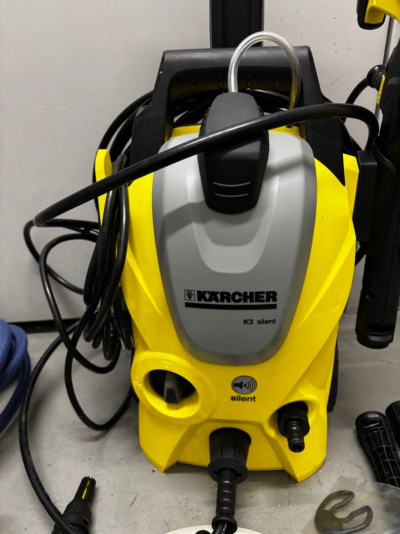KARCHER 高圧洗浄機本体 洗剤付き　K3静音