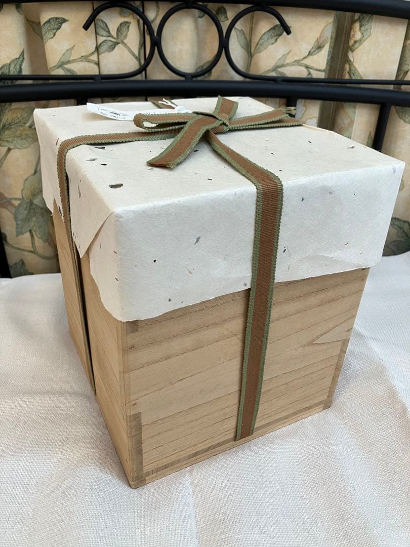 【未使用品】茶道具 一重口 水指 阿漕窯 一甫作 共箱付き