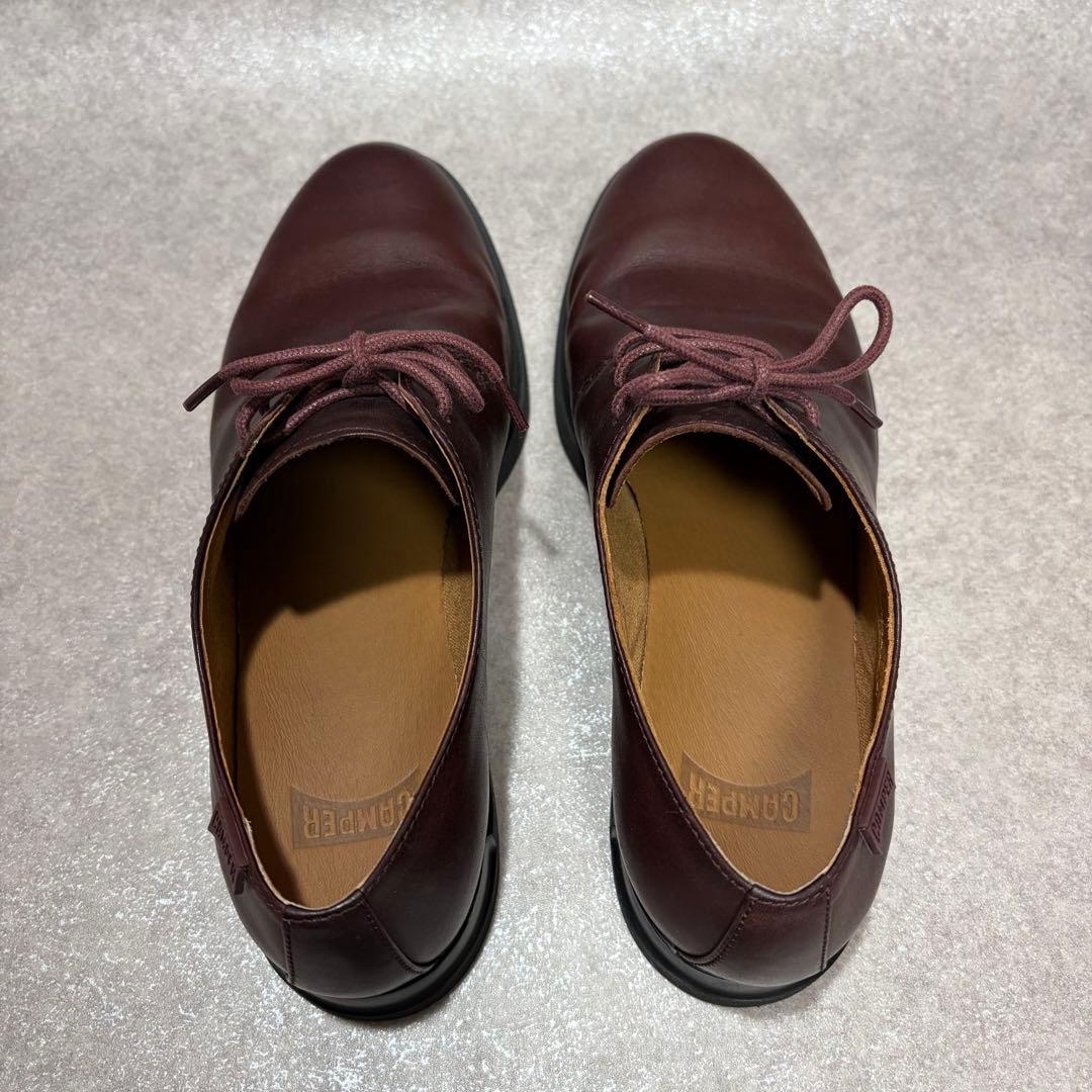 めりの　カンペール IMAN レザーシューズ ブラウン 39