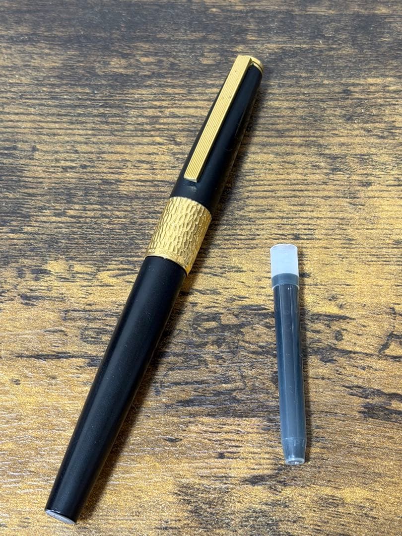 筆記確認＆洗浄済　1973年製　22KAGM 18金　パイロット　万年筆　中字