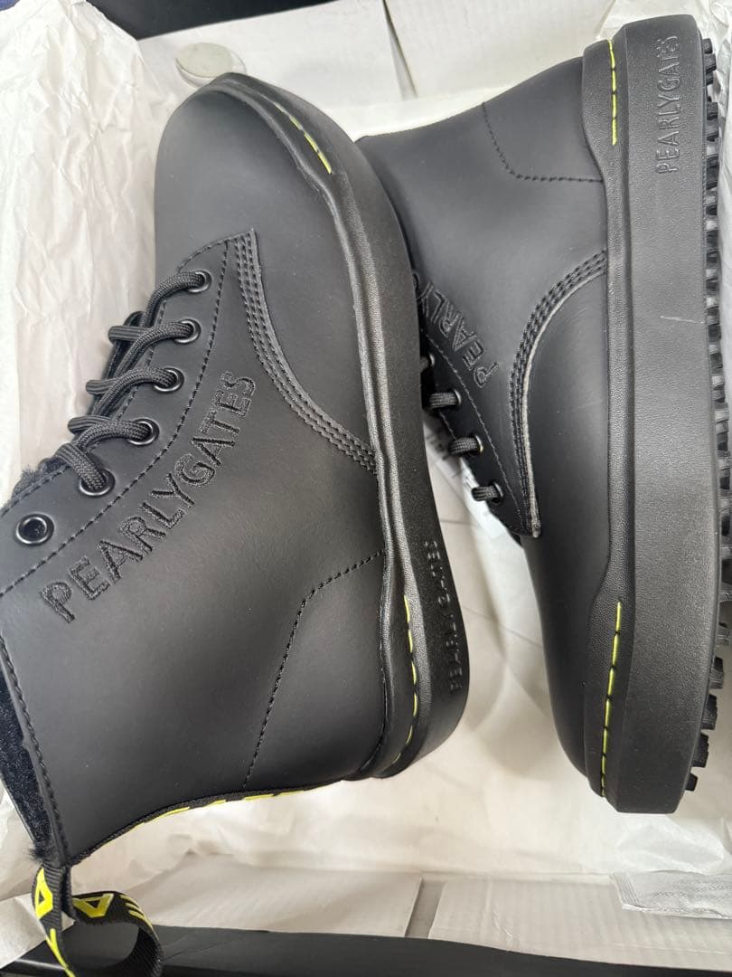 定価の半額以下‼PEARLY GATES ブラックブーツ