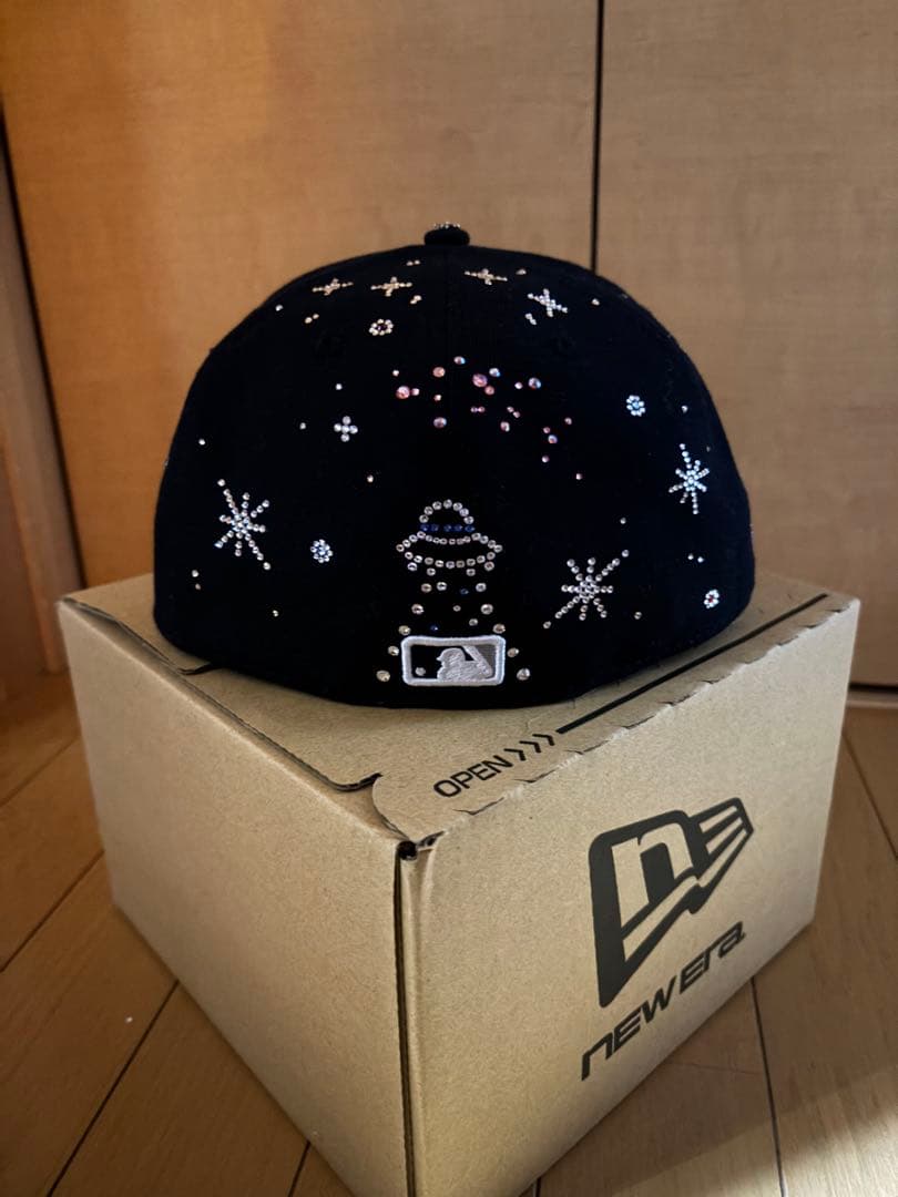 売約済New Era ジュエルキャップ スワロフスキー ヤンキース71/2