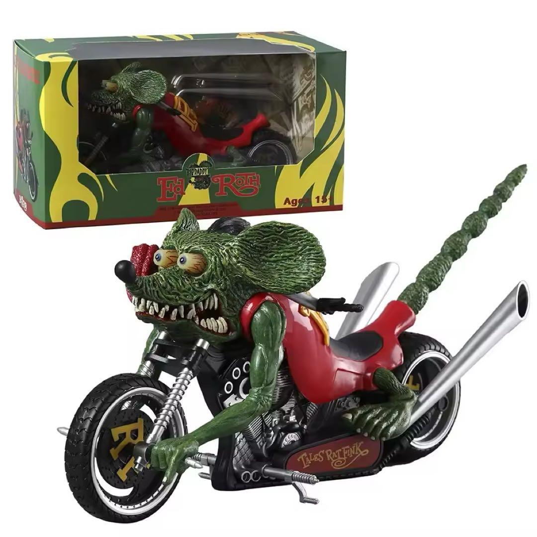 Rat Fink フィギュア Rip Daddy　ラットフィンク　 スタチュー
