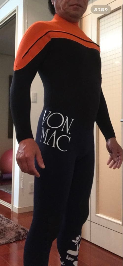 von.mac フルスーツ オレンジ/ブラック