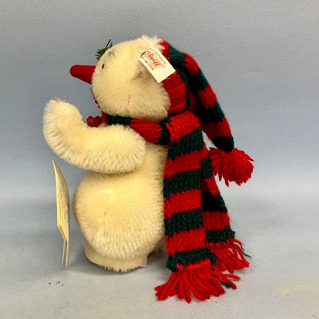 シュタイフ　クリスマス スノーマン ぬいぐるみ 2001