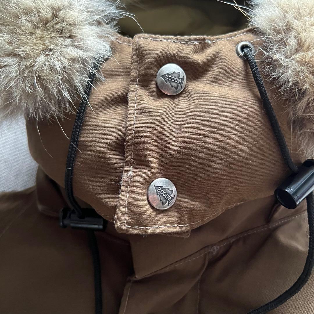 希少80's WOODS ARCTIC DOWN JACKET リアルファー　M