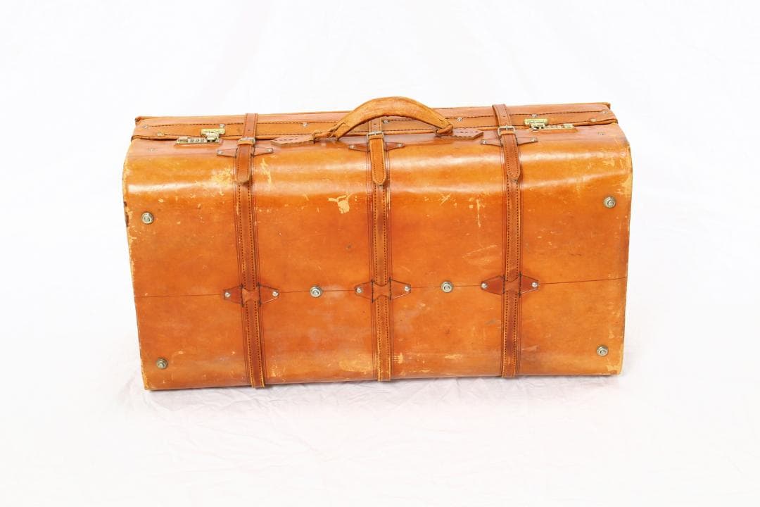 レザー風？旅行かばん クラシックスタイル