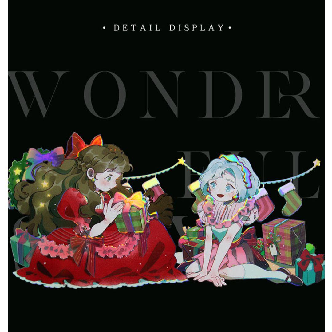 ☆のこり１☆J723＃圣诞奇妙夜(虹光)切り売り海外人物マステ女の子