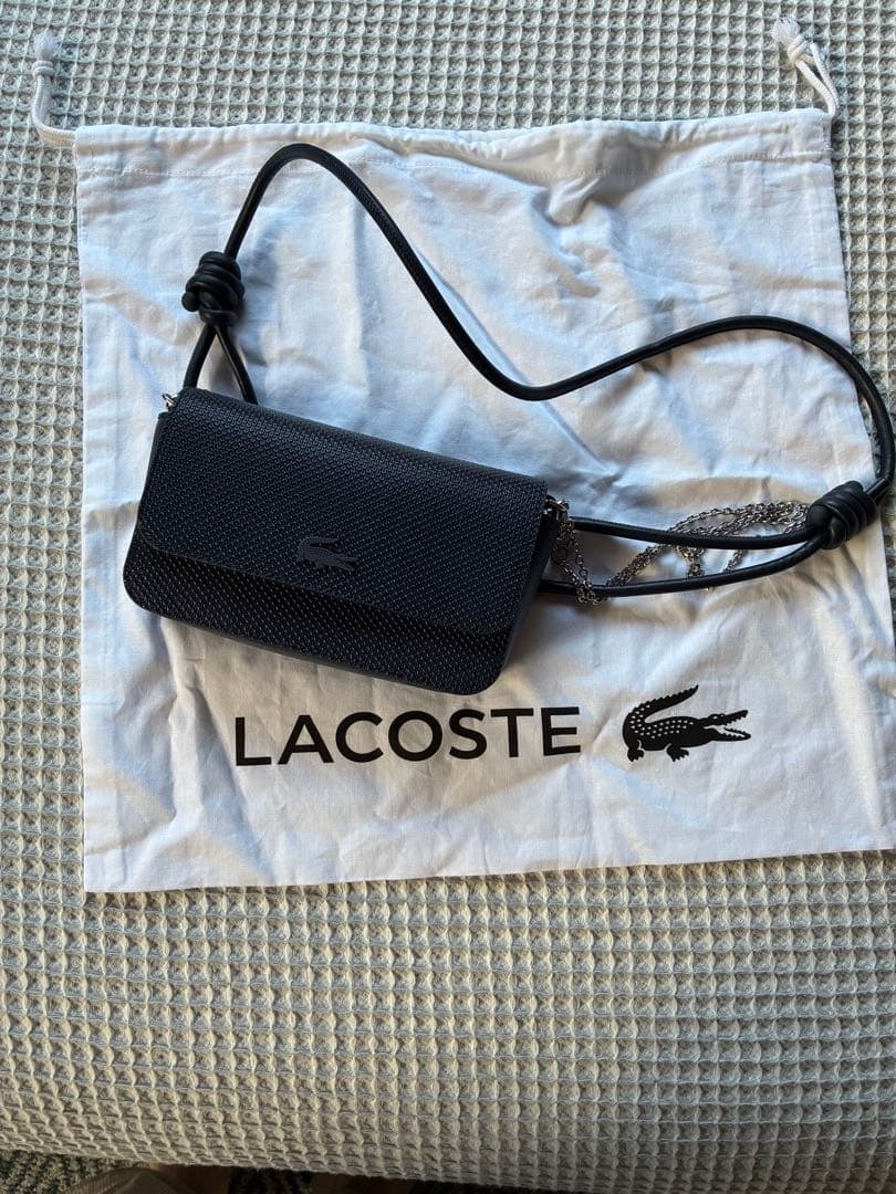 超美品　ラコステ　スリーウェイ ウエスト　ショルダー　ハンドバック