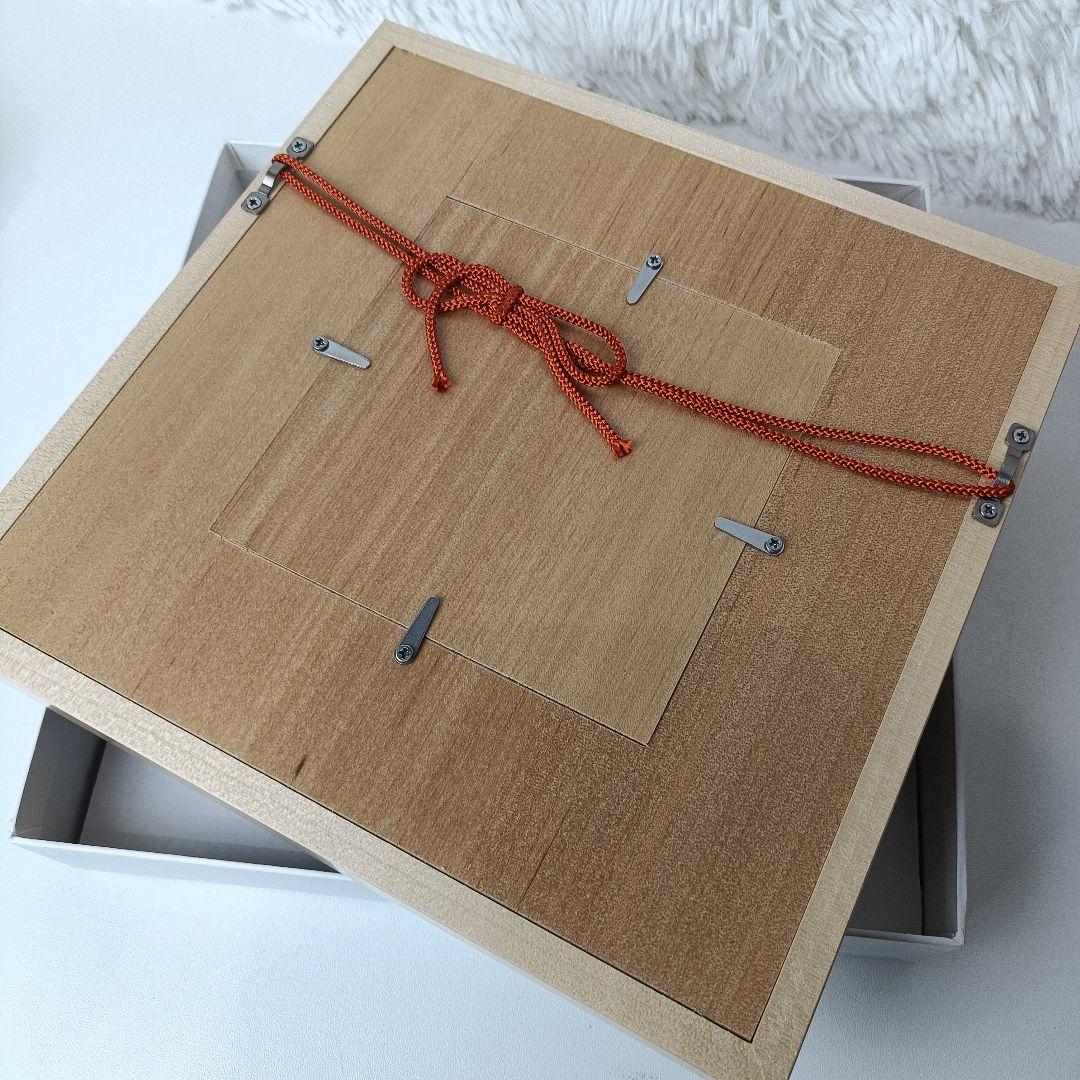 【未使用品】源右衛門窯 有田焼 陶額 立ち雛 ひな祭り 雛人形 伝統工芸 額装