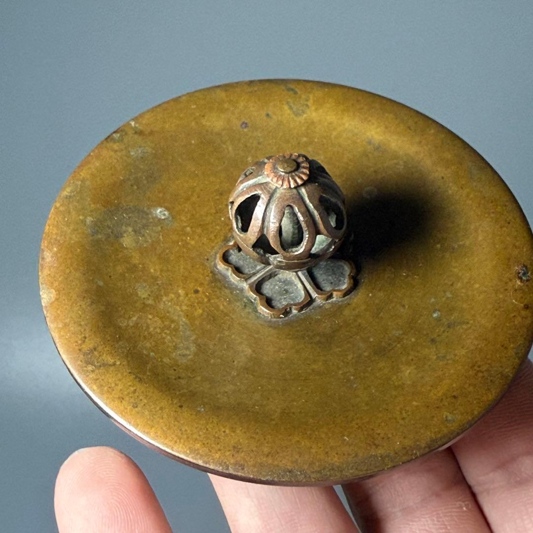 釜師　増山馨鉄　造　宝珠形鉄瓶　共箱　作家物　茶道具　大国藤兵衛に師事　白湯